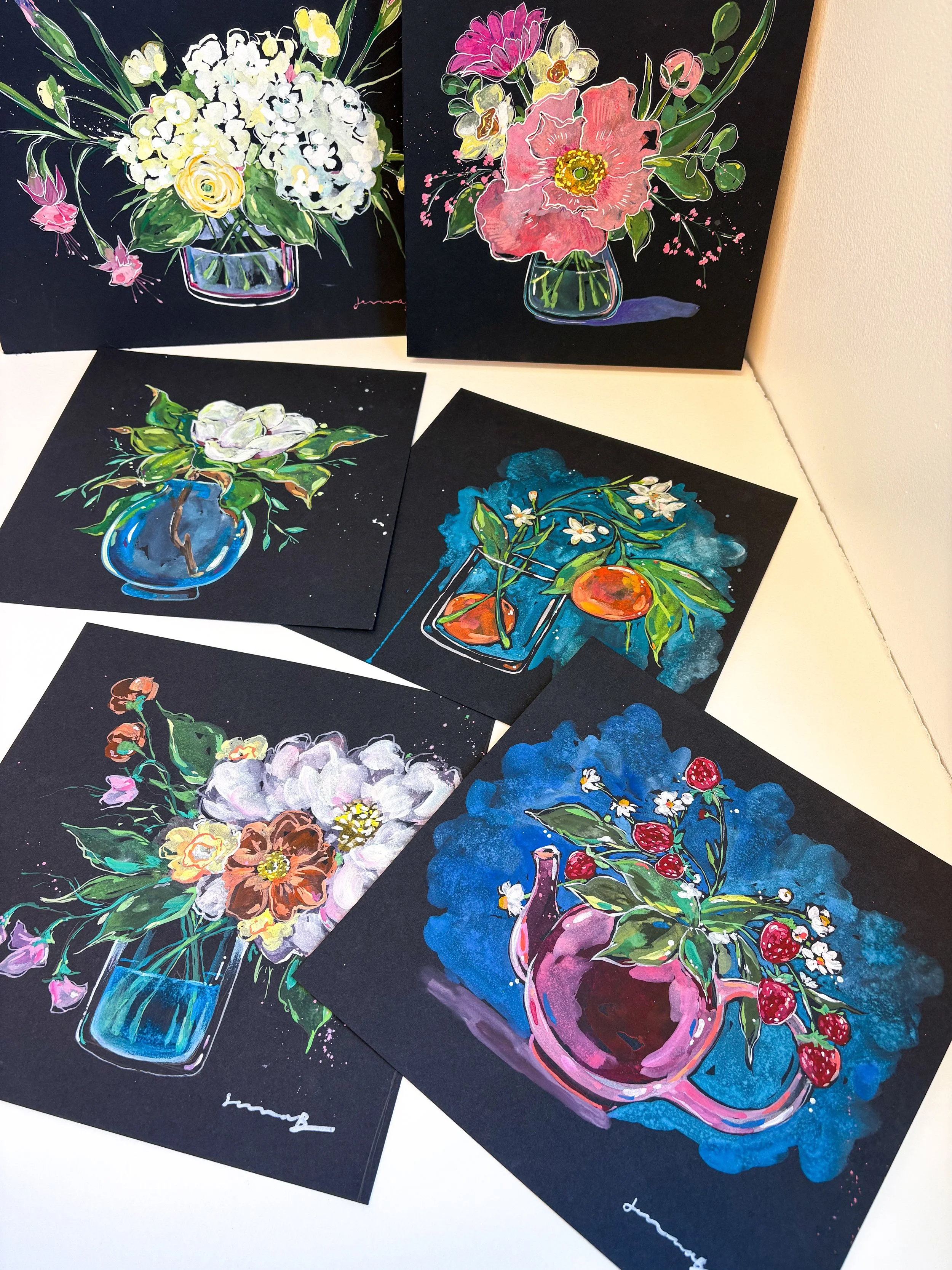 Mixed Media Flowers — Schack Art Center